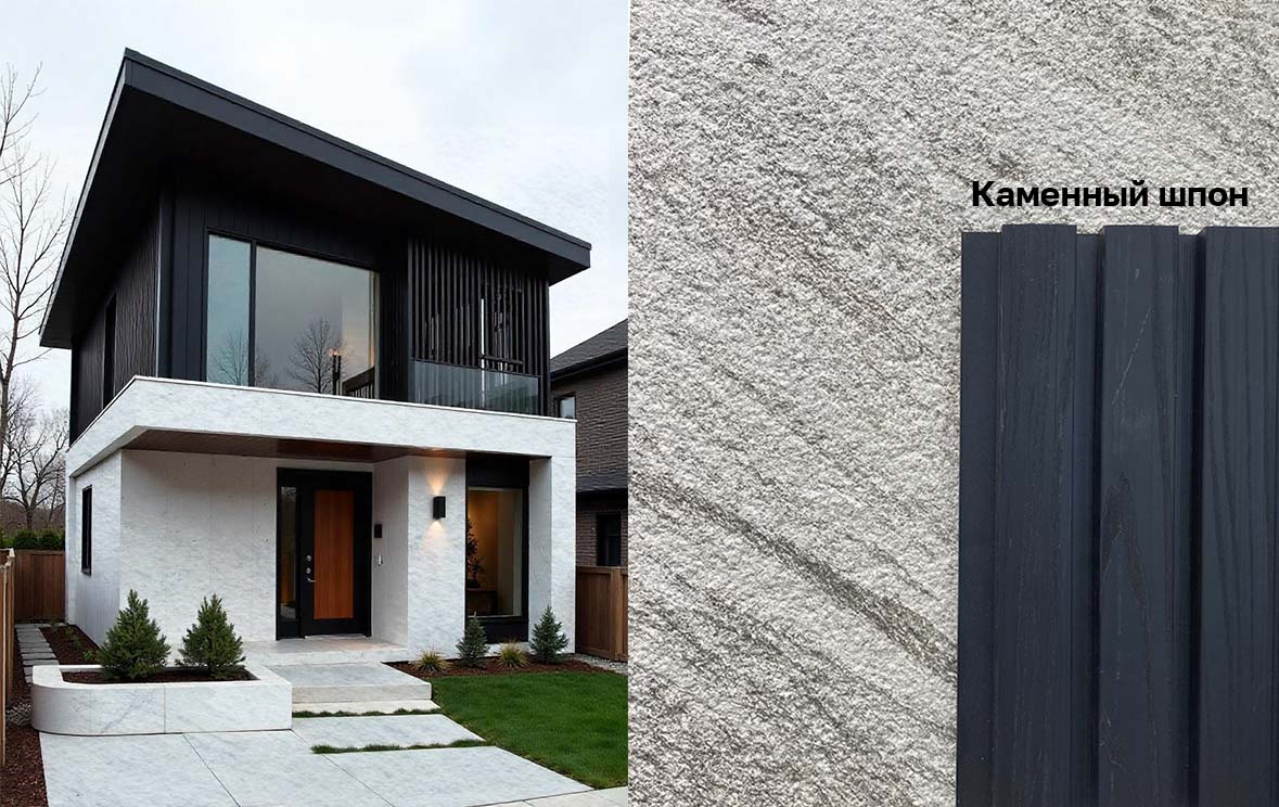 ДПК панели на фасаде